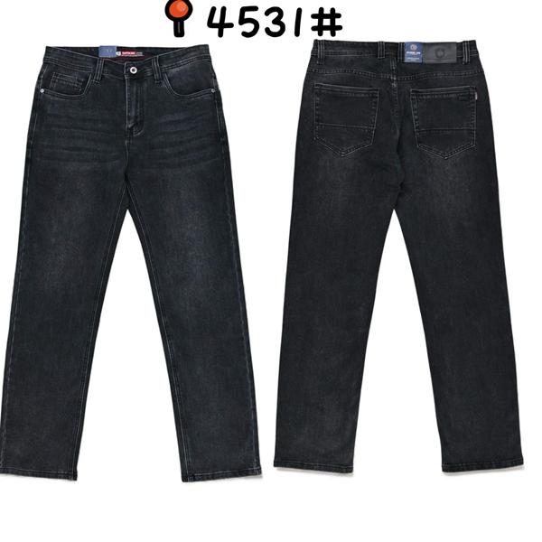 Джинсы God Baron (32-38) 4531 black (деми)