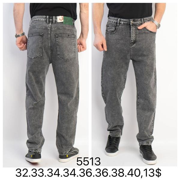 Джинсы God Baron (32-40) 5513 grey (деми)