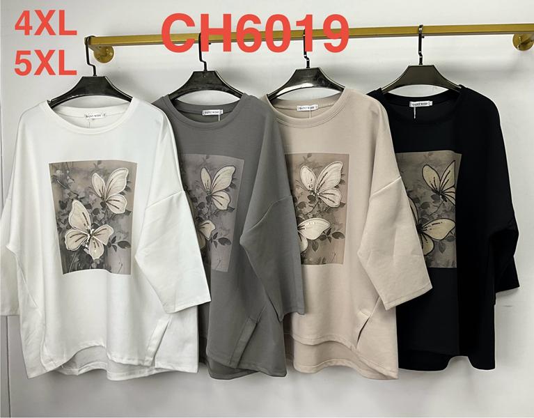 Футболка Estima (4XL-5XL) CH6019 mix (лето)