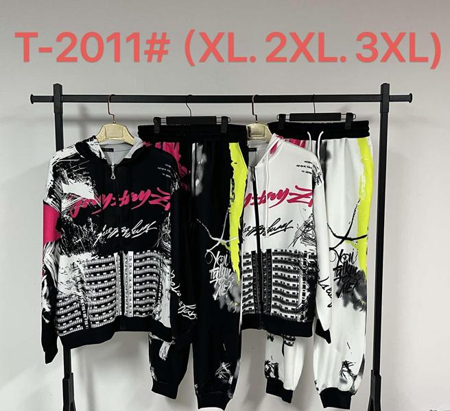 Костюм спорт Estima (XL-3XL) T2011 white (деми)