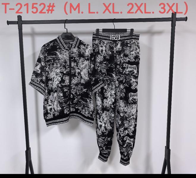 Костюм спорт Estima (M-3XL) T2152 black (деми)