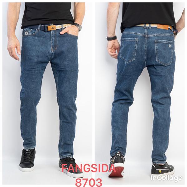 Джинсы Fangsida (30-38) 8703 blue (деми)