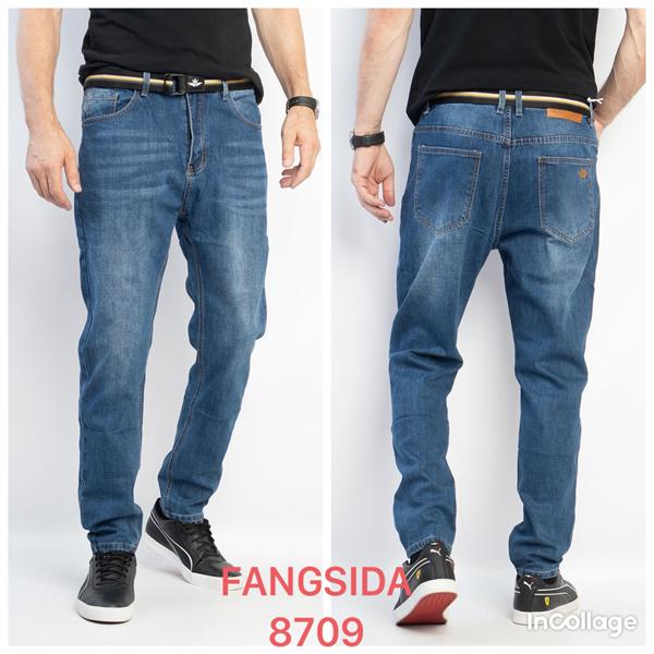 Джинсы Fangsida (31-38) 8709 blue (деми)