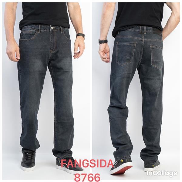 Джинсы Fangsida (31-38) 8766 d.grey (деми)