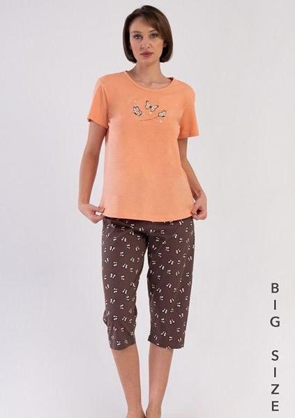 Пижама Trikotag (XL-4XL) T109 orange (лето)