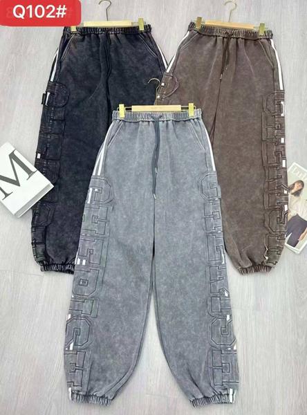 Штаны Шаолинь (M-XL) QL102 grey (деми)