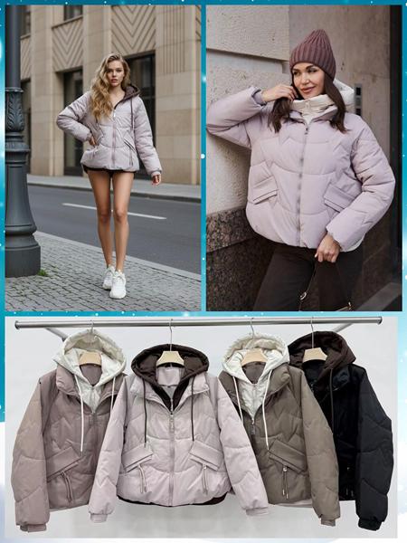 Куртка Шаолинь (M-2XL) 856 black (деми)