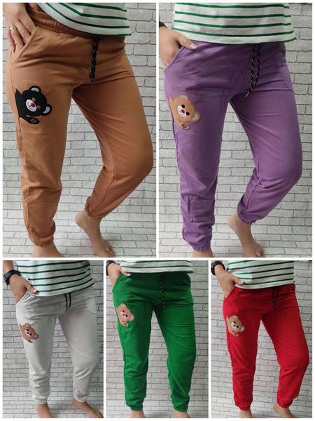 Штаны спорт Shipi (S-XL) 022 green (деми)