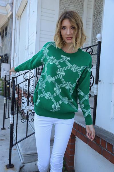 Свитер Shipi (46-50) 3014 green (зима)