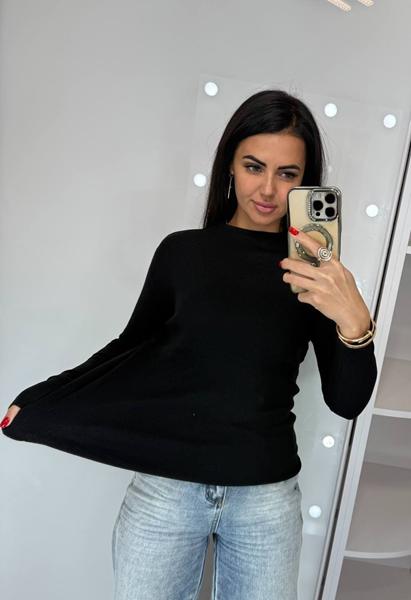 Свитер Lora (42-46) LR1012 black (зима)