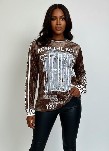 Свитер Lora (44-48) LR990 brown (деми)