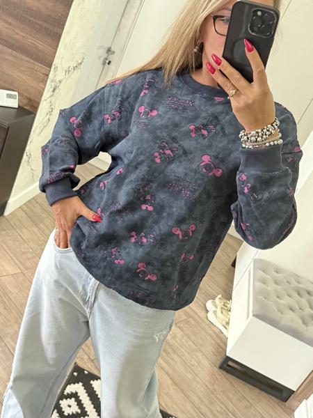 Свитер Lora (one size) LR994 grey (деми)