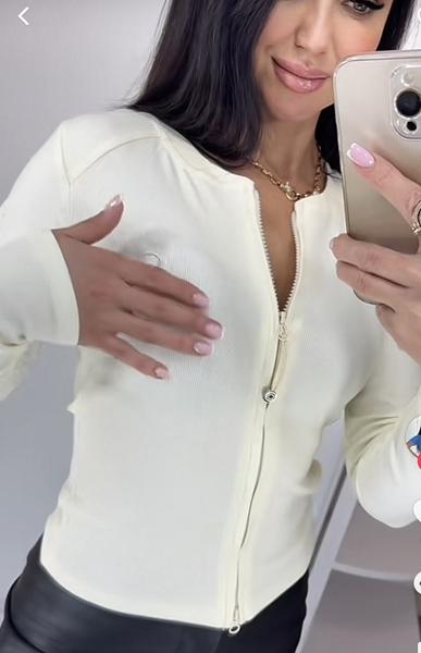 Кофта Lora (42-48) LR998 beige (зима)