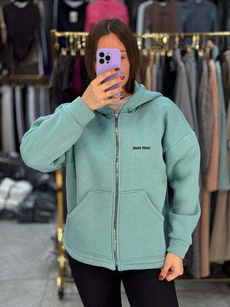 Кофта спорт Arina (42-48) 4252 mint (зима)