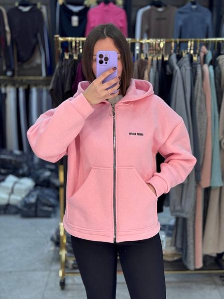 Кофта спорт Arina (42-48) 4252 pink (зима)