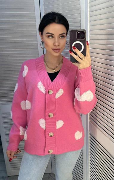 Кофта Modnulya (one size) 1823 pink (деми)