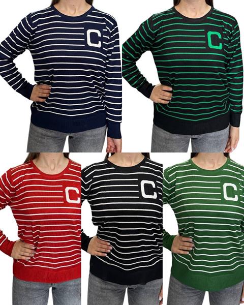 Свитер Modnulya (46-52) 24032 black-green (деми)