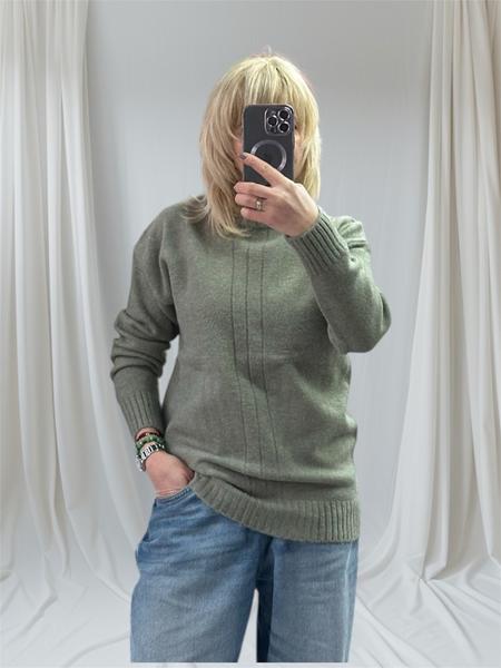 Свитер Modnulya (46-54) 25413 green (зима)