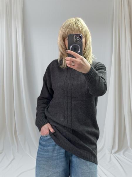 Свитер Modnulya (46-54) 25413 grey (зима)