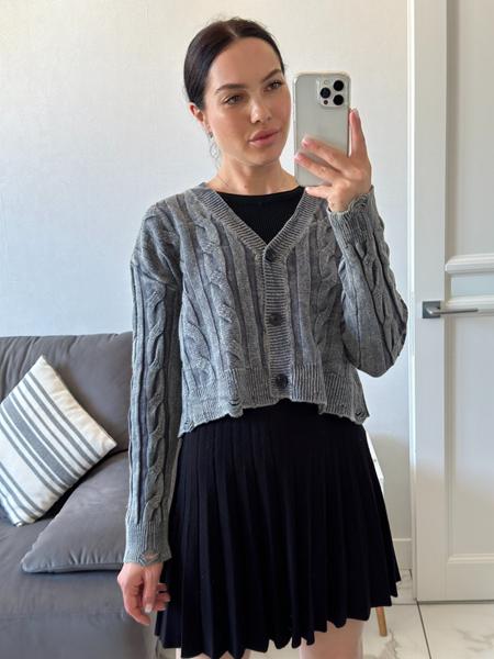 Кофта Modnulya (one size) 843 d.grey (деми)