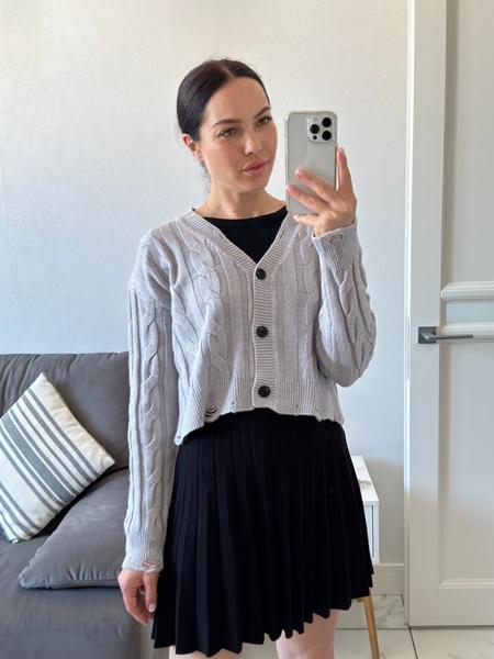 Кофта Modnulya (one size) 843 l.grey (деми)