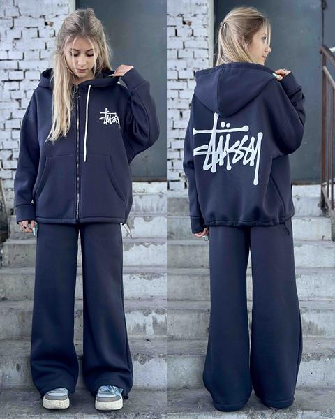 Костюм спорт Karolina (32-42) KR351 navy (деми)