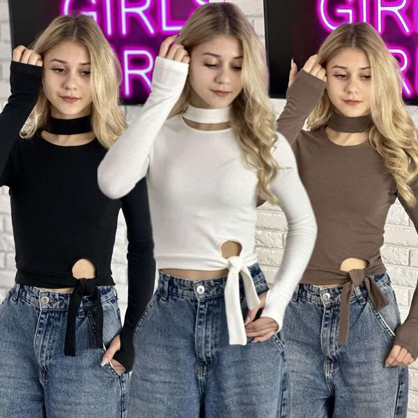 Топ Karolina (32-42) KR354 white (деми)