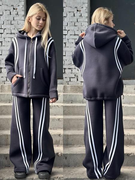 Костюм спорт Karolina (32-42) KR363 grey (зима)