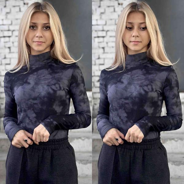 Гольф Karolina (34-42) KR386 grey (деми)