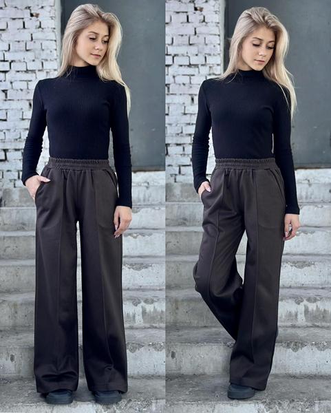 Штаны Karolina (32-42) KR405 brown (зима)