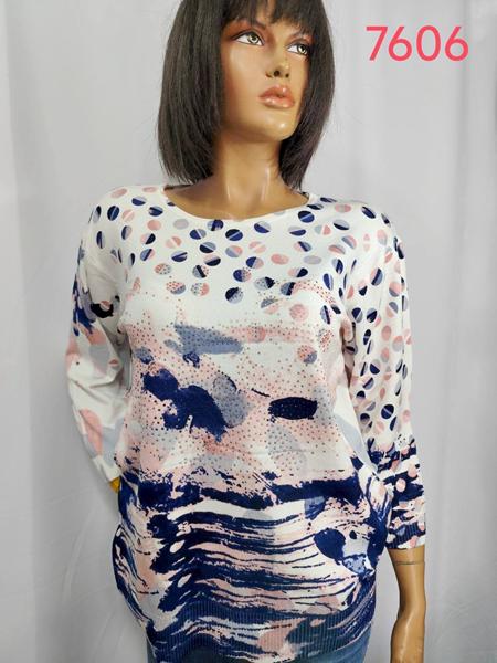 Свитер LIDA (3XL-4XL) 7606 pink (деми)