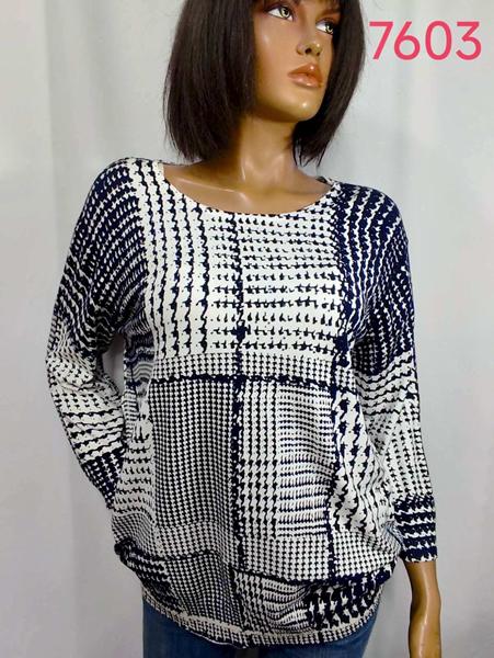 Свитер LIDA (3XL-4XL) 7603 white (деми)