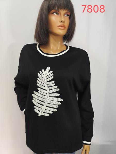 Свитер LIDA (52-62) 7808 black (деми)