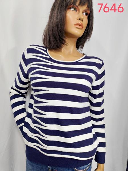Свитер LIDA (XL-4XL) 7646 blue (деми)