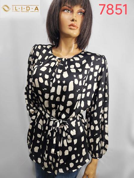 Блузка LIDA (52-62) 7851 black (деми)