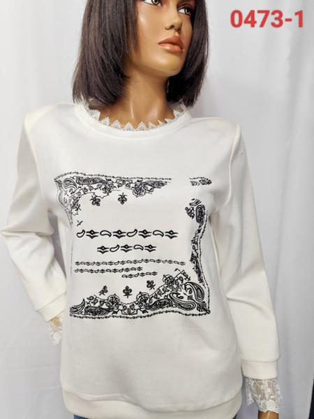 Свитер LIDA (52-62) 0473-1 white (деми)