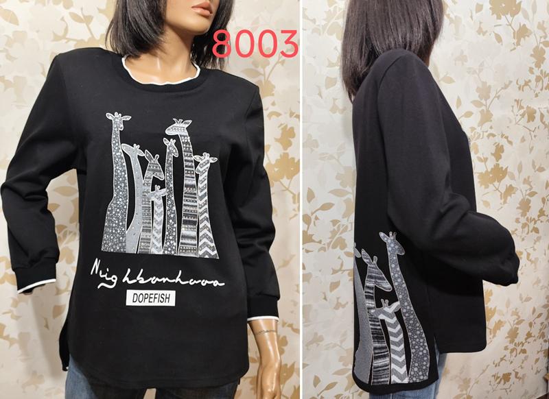 Свитер LIDA (52-62) 8003 black (деми)