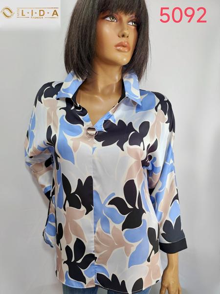 Рубашка LIDA (52-62) 5092 l.blue (деми)