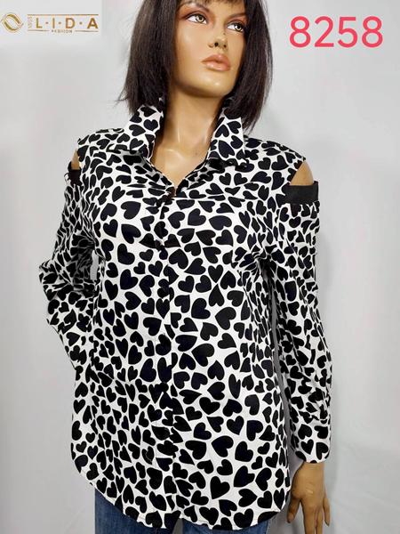 Свитер LIDA (52-62) 8258 black (деми)