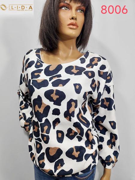 Свитер LIDA (52-62) 8006 white (деми)