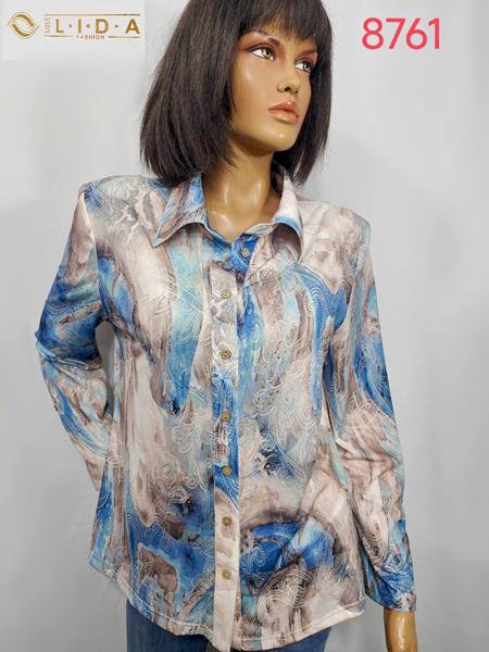 Рубашка LIDA (52-62) 8761 beige (деми)