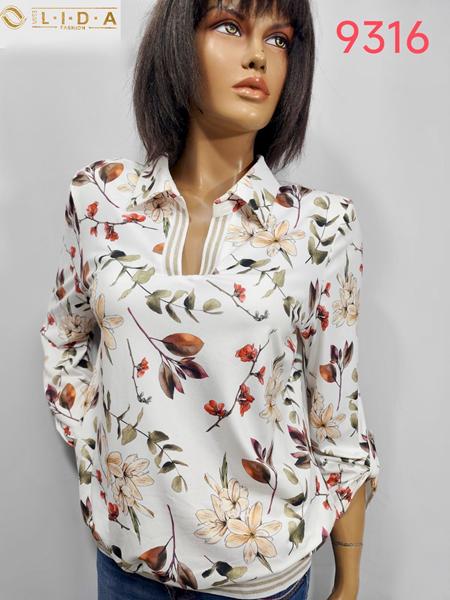 Свитер LIDA (52-62) 9316 white (деми)