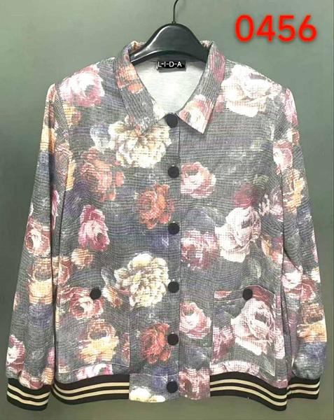 Кофта LIDA (52-62) 0456 grey (деми)