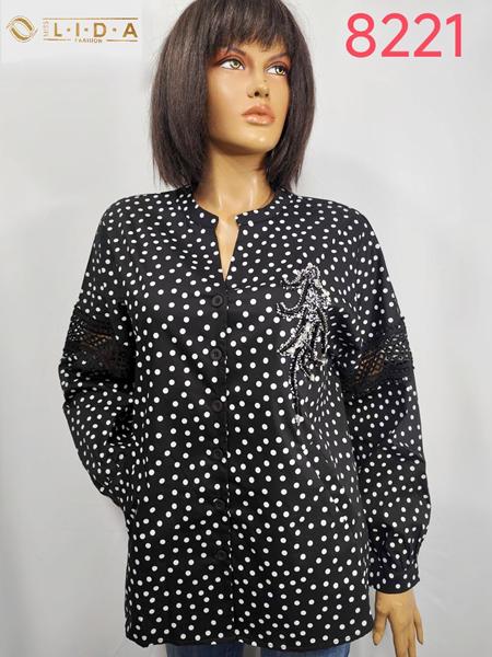 Свитер LIDA (52-62) 8221 black (деми)