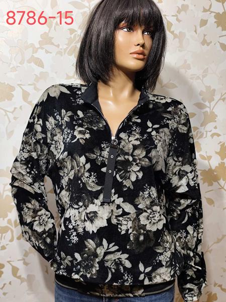 Свитер LIDA (52-62) 8786-15 black (деми)