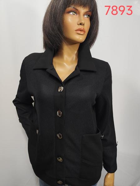 Рубашка LIDA (52-62) 7893 black (деми)