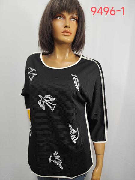 Свитер LIDA (52-62) 9496-1 black (деми)