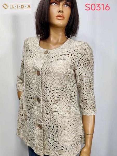 Пиджак LIDA (52-62) S0316 beige (деми)
