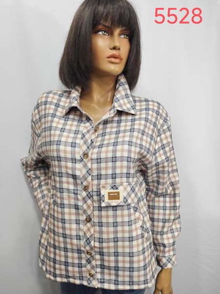 Рубашка LIDA (52-62) 5528 beige (деми)