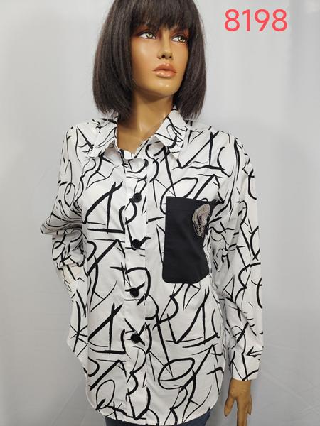 Рубашка LIDA (52-62) 8198 white (деми)